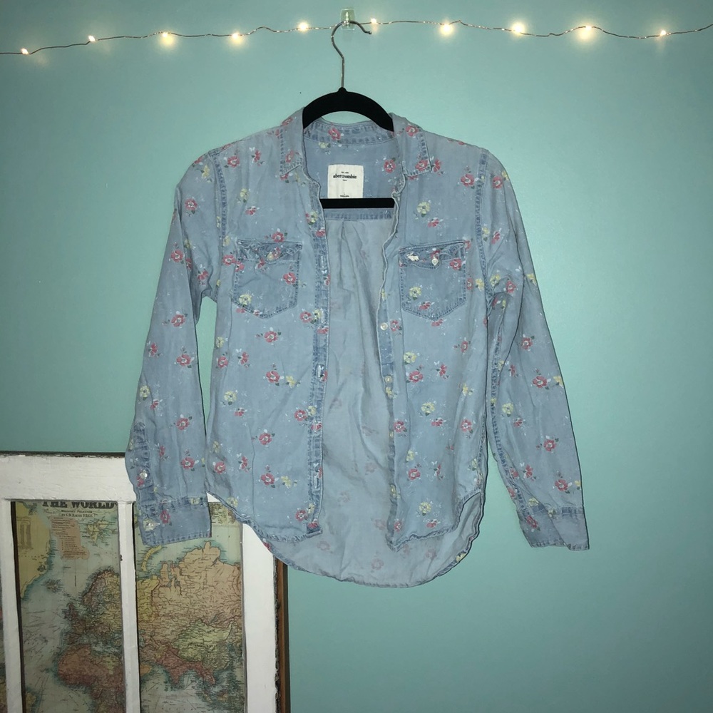 Button down denim top from Abercrombie